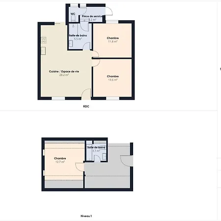 800m De La Plage, Maison Avec Terrasse Pour 6 Nyaraló Le Pouliguen